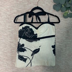 [White House Black Market] Silk Halter Top Blouse
